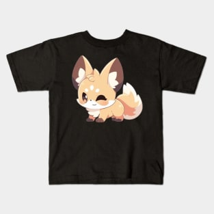 Cute jackal Kids T-Shirt